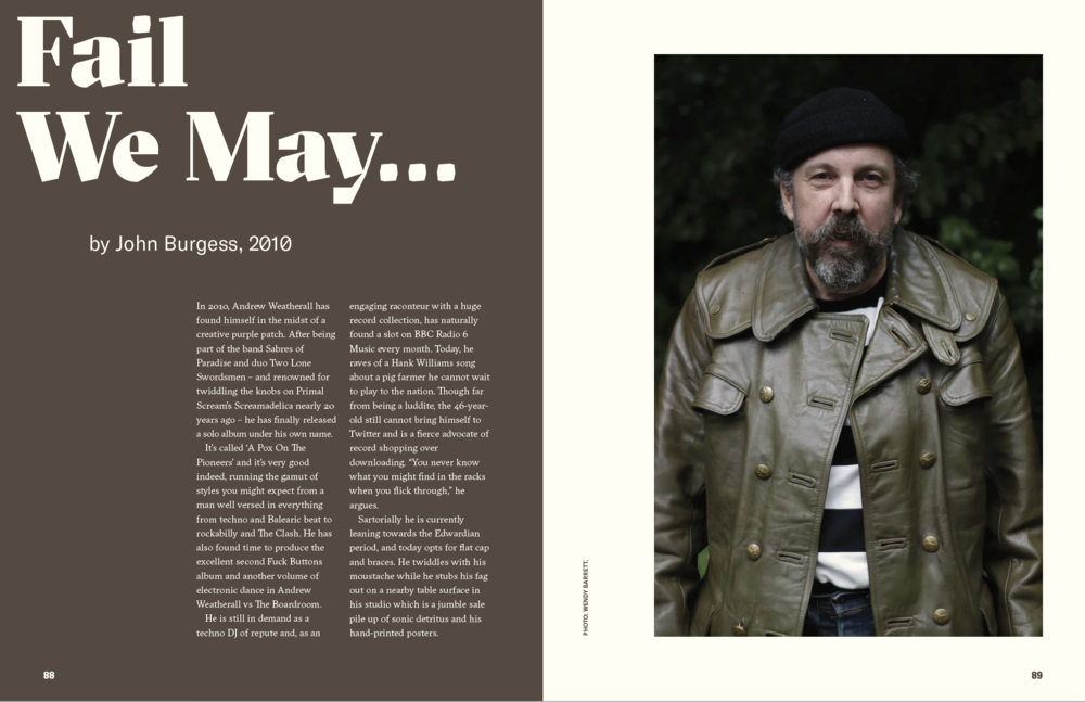 'Andrew Weatherall: A Jockey Slut Tribute' is available to pre-order now