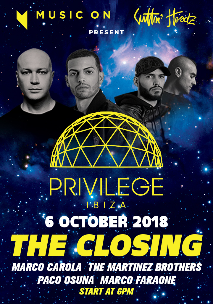 Privilege Closing Music On Flyer 