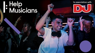 Screenshot of Sammy Virji's set from DJ Mag HQ with the Hep Musicians and DJ Mag logos attached