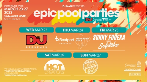 Epic Pool Parties flyer