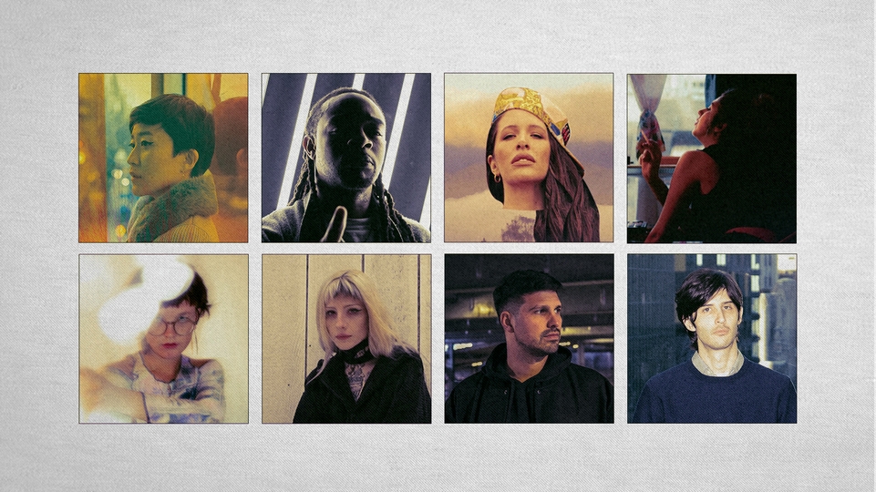 A selection of 8 press shots of artists featured in DJ Mag’s March emerging artists feature