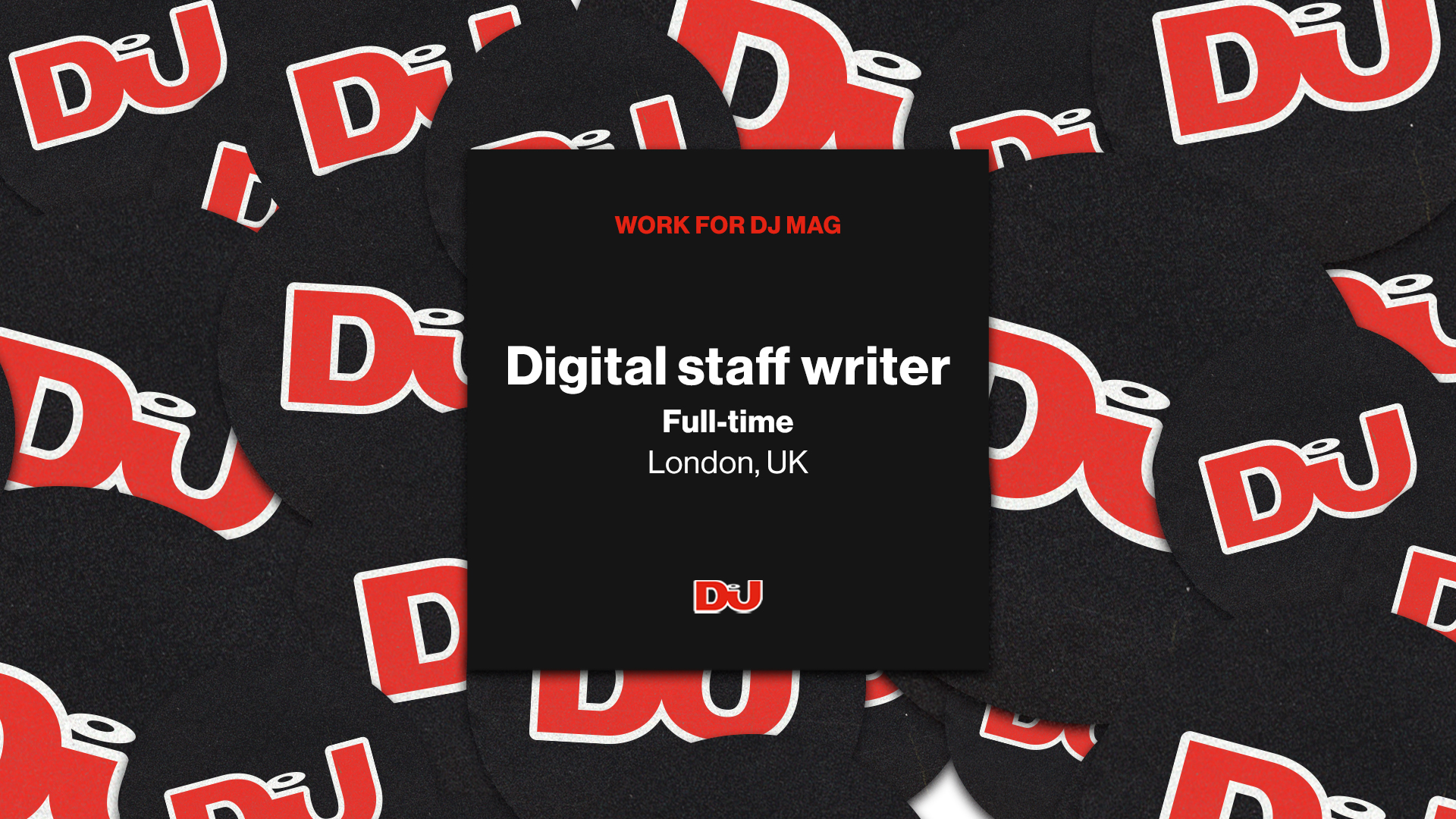 Digital staff writer role advert