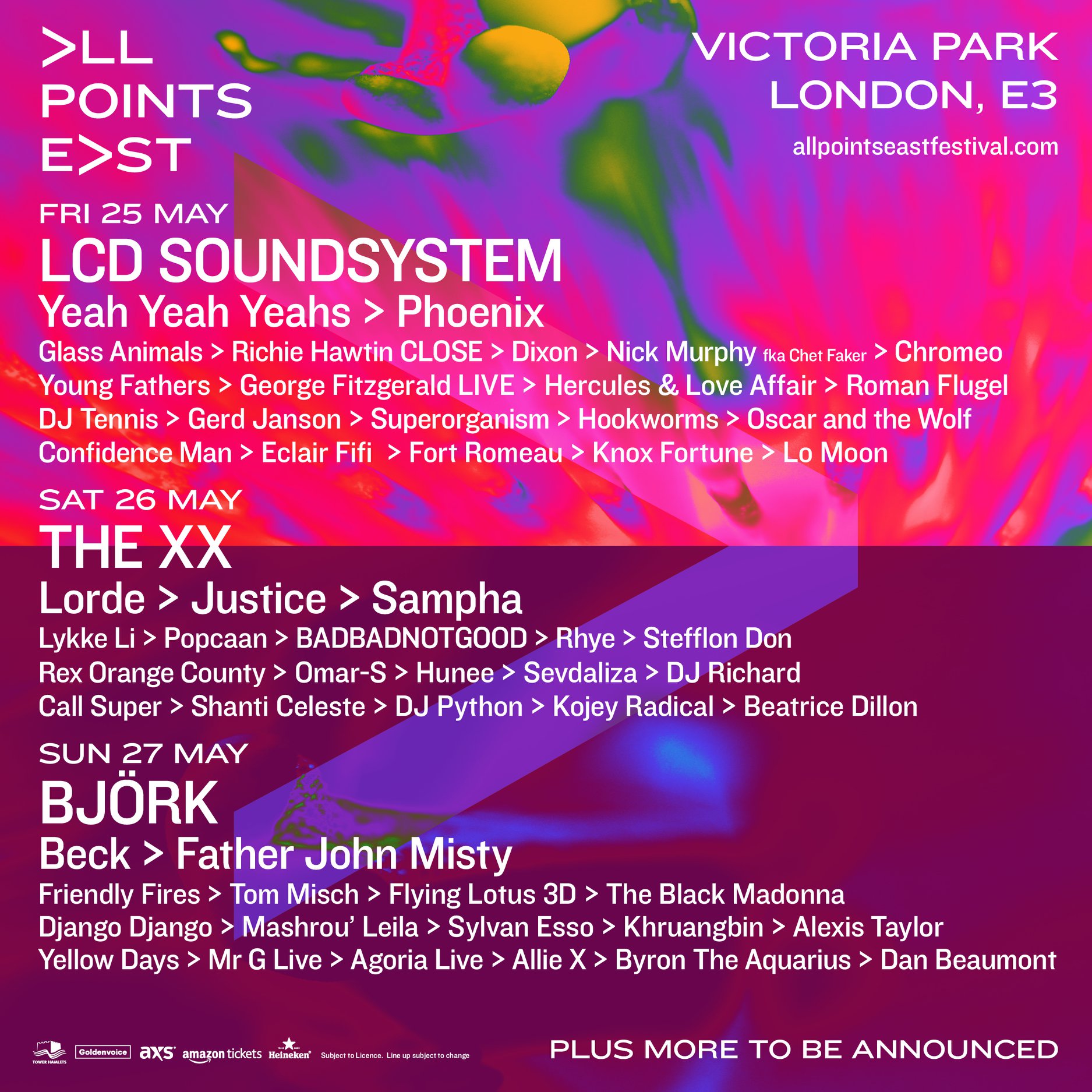 All Points East announces Stage line-up - TotalNtertainment