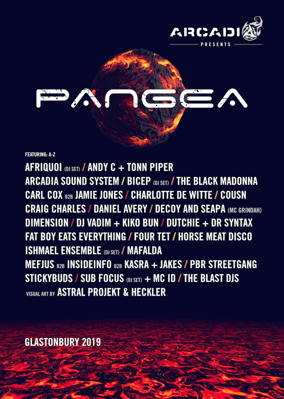 Arcadia Pangea Glastonbury 2019