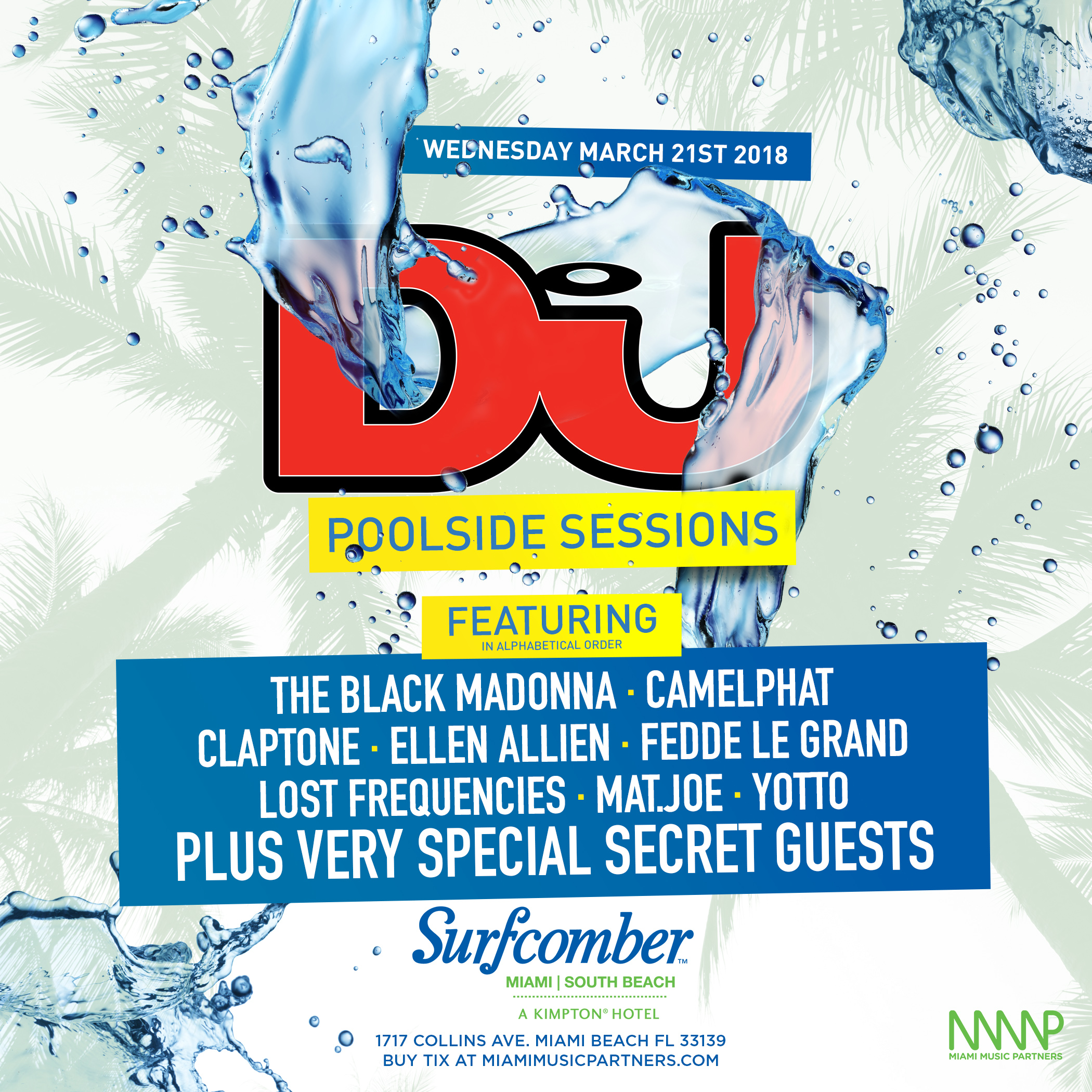 DJ Mag Miami Pool Party Line Up Announced DJ Mag
