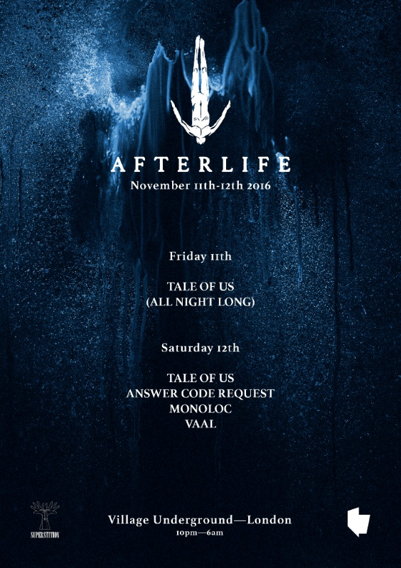 Tale of Us' Afterlife will be returning once again to the