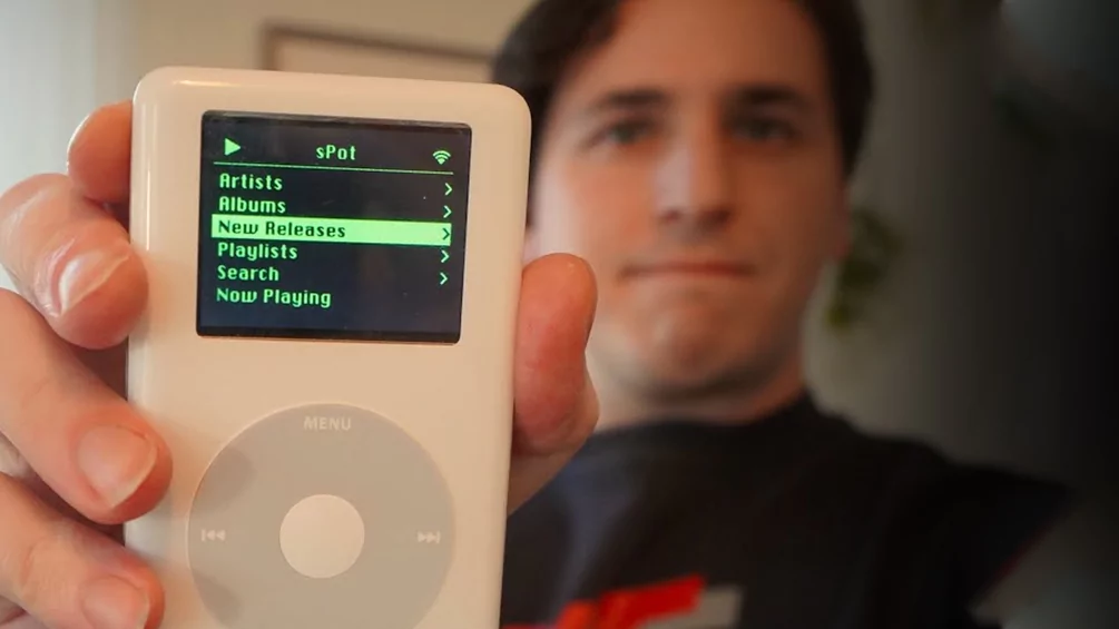 Someone hacked an iPod Classic to stream from Spotify