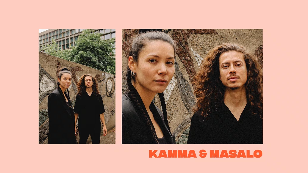 Photo of Kamma & Masalo on a peach-coloured background