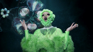 Watch Björk rave in a mushroom underworld in 'Atopos' music video