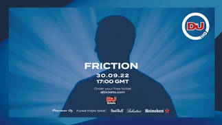 Watch Friction live from DJ Mag HQ, this Friday