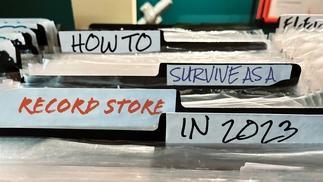  Header image of vinyl sleeves inside a record shop
