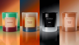 a selection of the discotheque candles available, including hacienda, paradise garage, milk! and mudd club