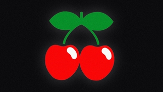 The Pacha ibiza cherries logo on a black backdrop