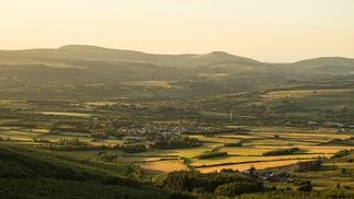 Photo of the landscape at Rhigos Mountain
