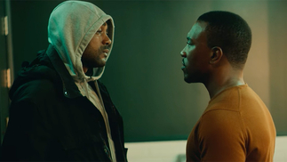 Kano and Ashley Walters square up in the trailer for 