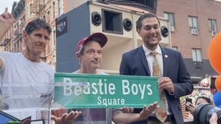 Beastie Boys Ad-Rock and Mike D speak at dedicated square unveiling ceremony: Watch