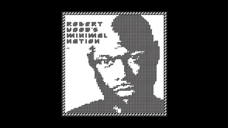The cover of Robert Hood's 'Minimal Nation' on a black background