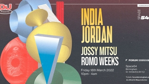 India Jordan, Jossy Mitsu and Romo Weeks announced for Space 54 Birmingham with DJ Mag Presents