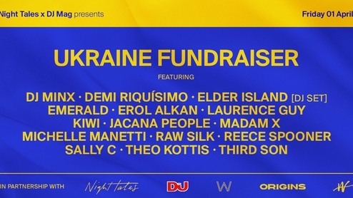 DJ Mag and Night Tales announces Ukraine fundraising event