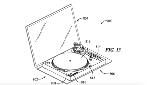 MacBook turntable patent 2023