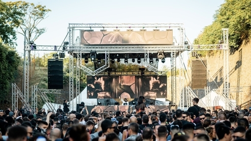 Photo of one of the outdoor stages at Serbia’s EXIT Festival