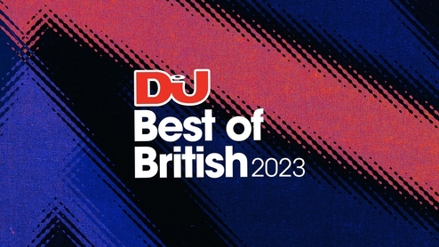 Best of British logo on a blue, pink and purple background