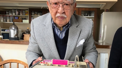 Photo of the late Shigeichi Negishi, inventor of Karaoke