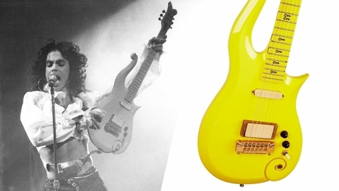 Prince's iconic yellow Cloud 3 guitar to be auctioned for estimated $600,000