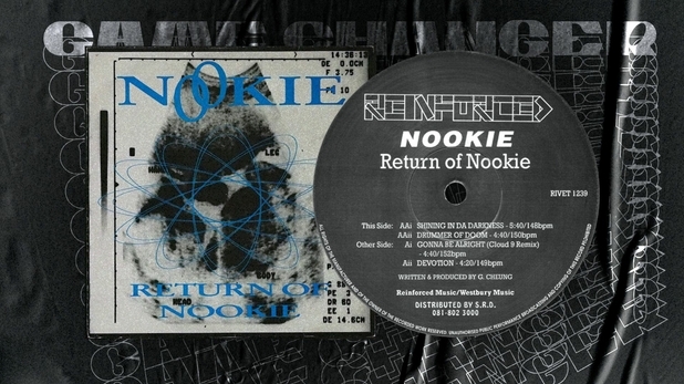 How Nookie's 'Gonna Be Alright (Cloud 9 Remix)’ album artwork over grey background