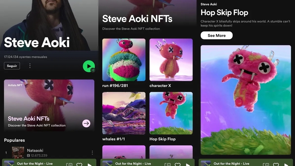 Steve Aoki Spotify NFT