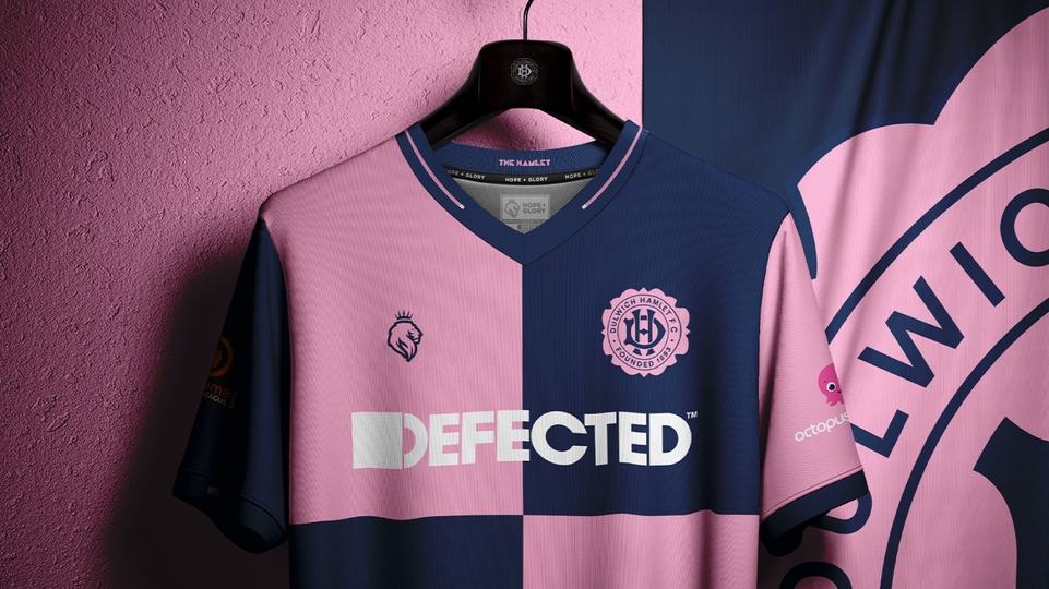 Defected Records is now the shirt sponsor for Dulwich Hamlet F.C.