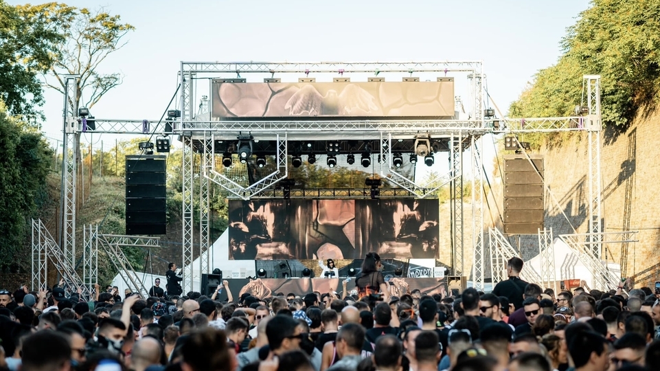 Photo of one of the outdoor stages at Serbia’s EXIT Festival