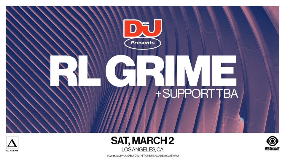 RL Grime to headline DJ Mag Presents party at Academy LA