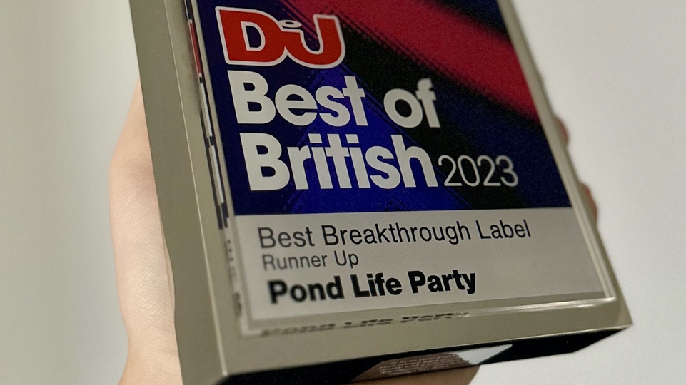 Nottingham label Pond Life Party is auctioning its DJ Mag Best Of British award in aid of rehab centre