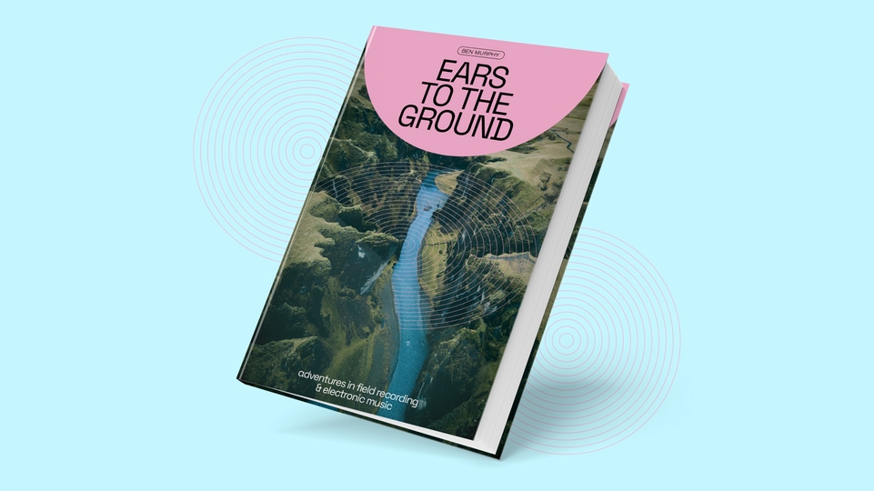 A copy of Ears To The Ground on a light blue background