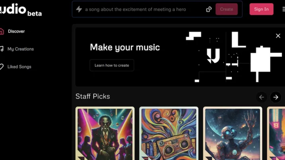 "Game-changing" new app generates music from text prompts 