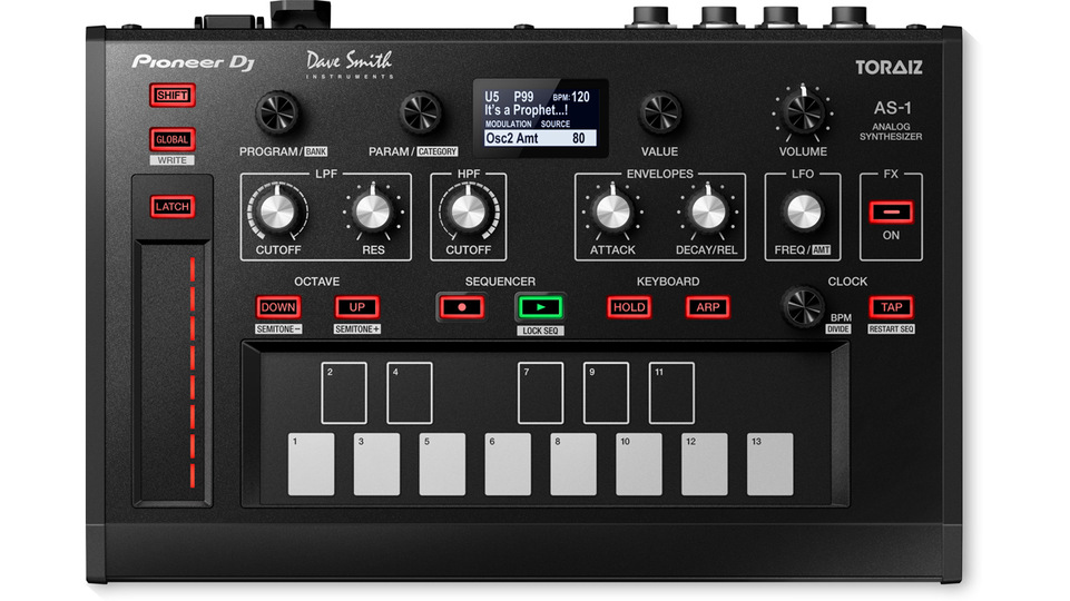 PIONEER DJ REVEALS DEBUT ANALOGUE SYNTH, THE TORAIZ