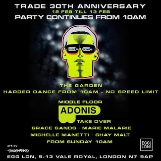Adonis Trade 30th Birthday